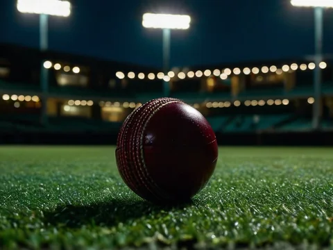 Cricket Exchange on the AllPanel deck &mdash; a red cricket ball on floodlit turf