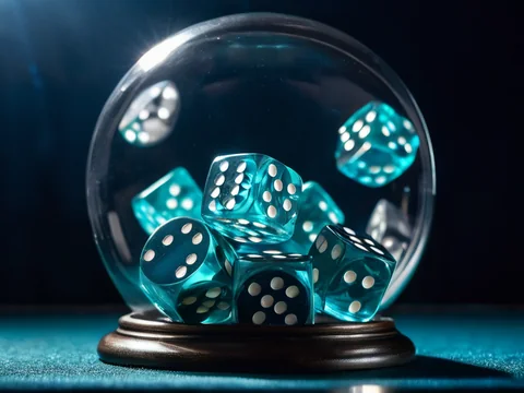 Sic Bo on the AllPanel deck &mdash; three dice tumbling inside a glass dome